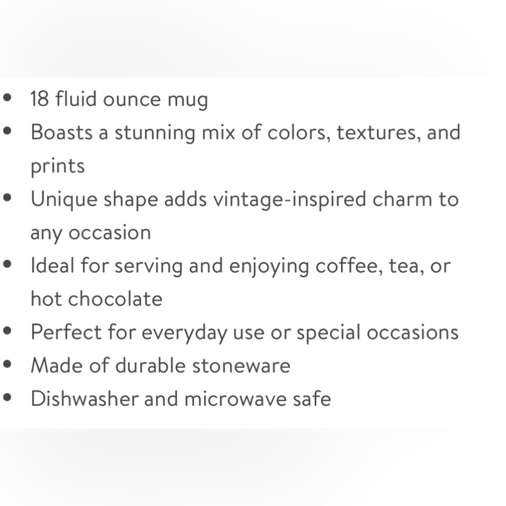 ๐บ New Pioneer Woman 2022 Fancy Flourish Pink 18-Ounce Stoneware Mugs, Qty 4 - Picture 2 of 10